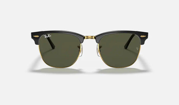 Vintage Ray-Ban Clubmaster Sunglasses RB3016 Black and Gold