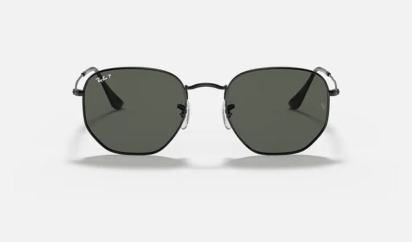 Ray- Ban Flat Lens Hexagonal Sunglasses Rb 3548-N 001 - Black frame