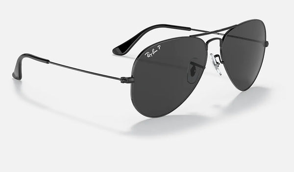 RayBan Aviator RB3025 Black Frame Black Lens Sunglasses